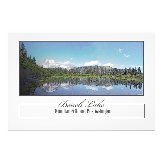 Impression Photo Lac Bench (Devant)