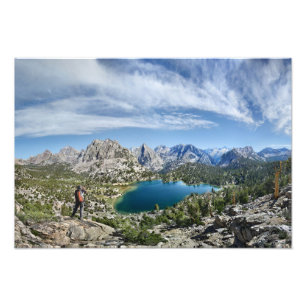 Impression Photo Lac Bullfrog et col Kearsarge - Sierra