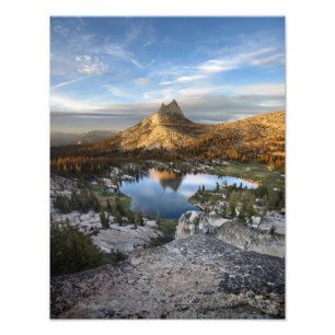 Impression Photo Lac cathedral et crête - traînée de Yosemite Jo