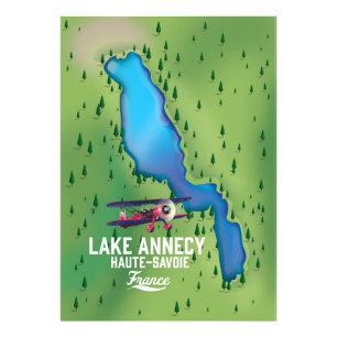 Impression Photo Lac d'Annecy, Haute-Savoie, france