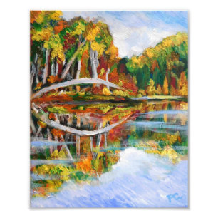 Impression Photo Lac d'automne