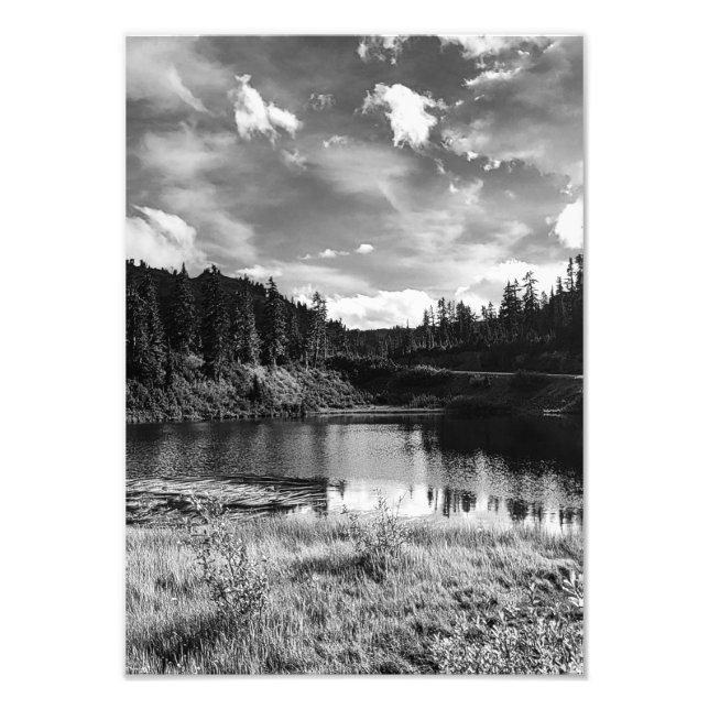 Impression Photo Lac de montagne (Devant)