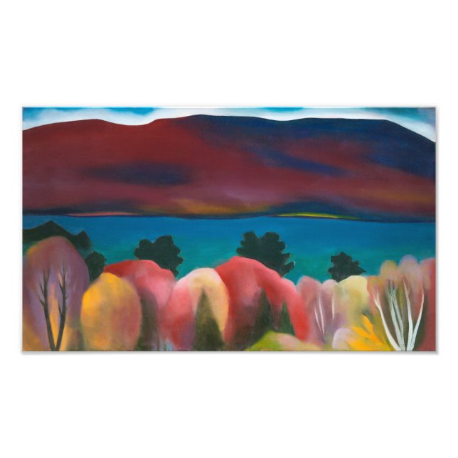 Impression Photo Lac George, automne | Georgia O'Keeffe | (Devant)