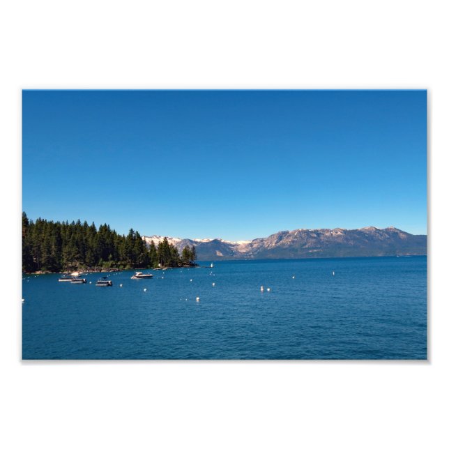 Impression Photo Lac Tahoe de Zephyr Cove (Devant)