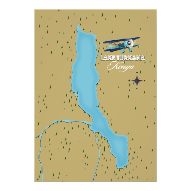 Impression Photo Lac Turkana Kenya (Devant)