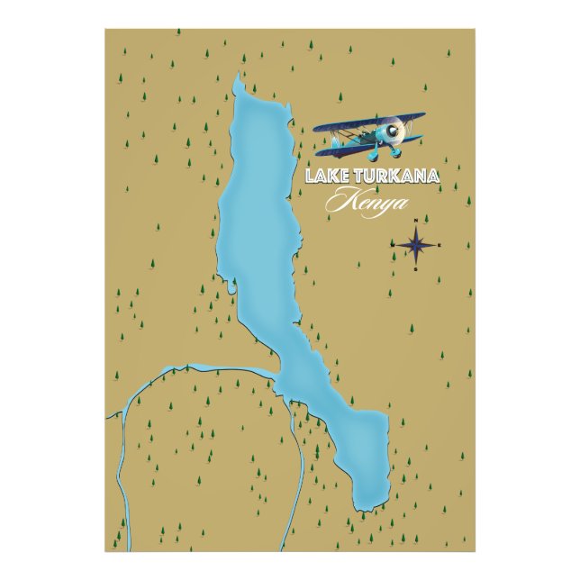 Impression Photo Lac Turkana Kenya (Devant)