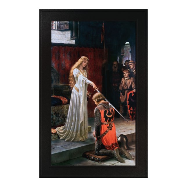Impression Photo L'accolade d'Edmund Blair Leighton (Devant)