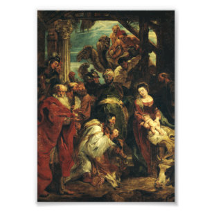 Impression Photo L'Adoration des Mages par Pierre Paul Rubens