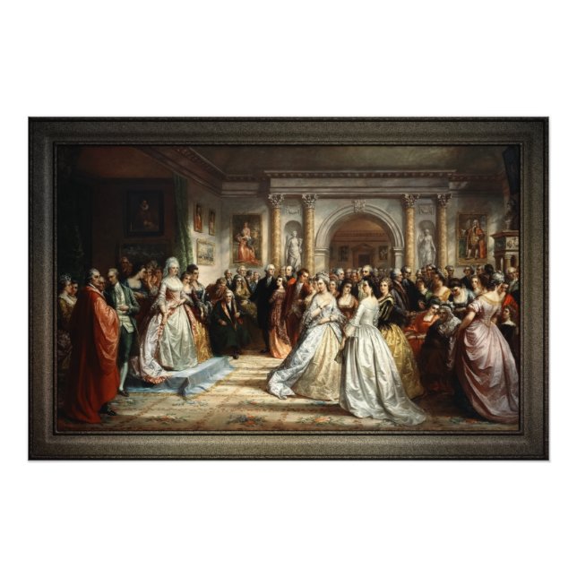 Impression Photo Lady Washington's Reception Day by D. Huntington (Devant)