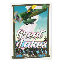L'affiche de voyage en avion des Grands Lacs