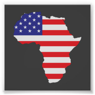 Impression Photo L'Afro-américain Afrique Etats-Unis diminuent