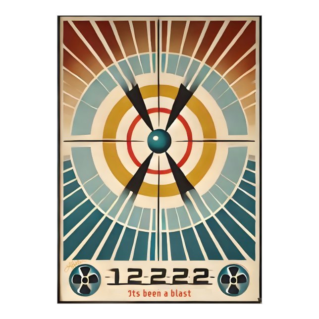 Impression Photo L'Âge Atomique Du Milieu Du Siècle Est Une Explosi (Devant)