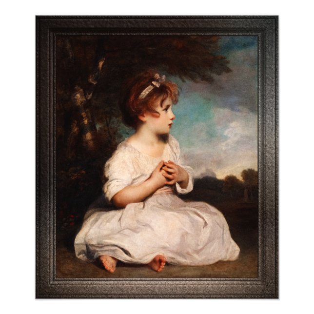 Impression Photo L'Âge d'Innocence par Joshua Reynolds (Devant)