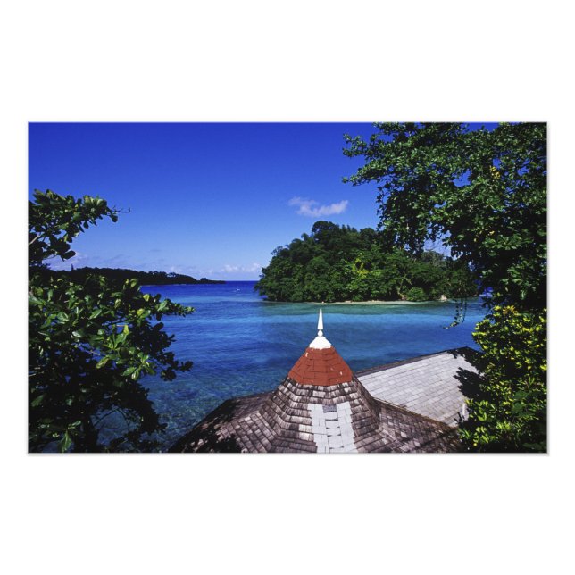 Impression Photo Lagune Bleue, Port Antonio, Jamaïque (Devant)