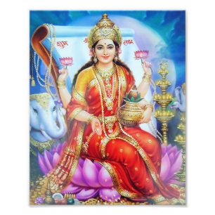 Impression Photo Lakshmi Print (8 po x 10 po) - Version 1