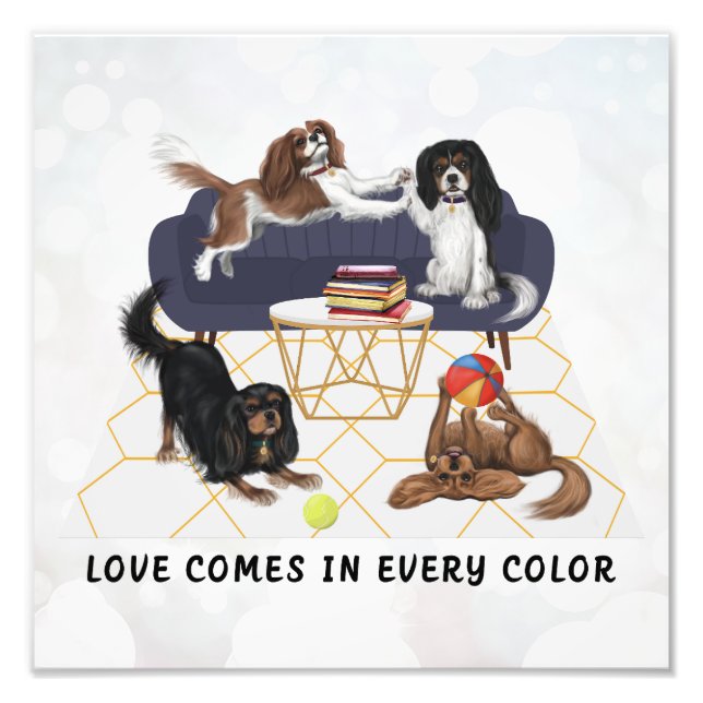 Impression Photo L'amour vient dans toutes les couleurs | Cavalier  (Devant)