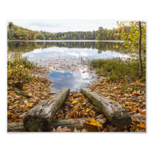 Impression Photo Lancement du canot Northwoods sur le lac dans le W