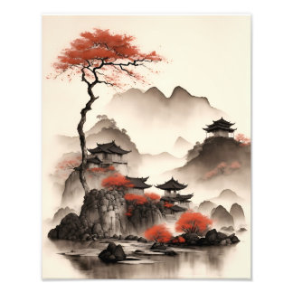 Impression Photo Landscape of ancient villages in Ninh Binh Vietnam