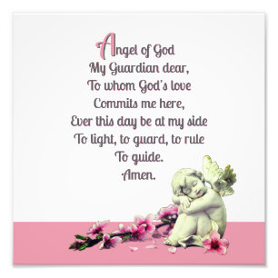 Impression Photo L'ange gardien de l'enfant