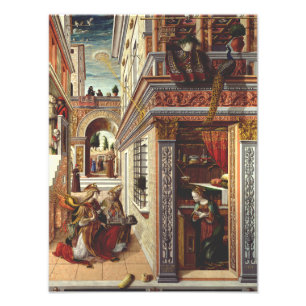 Impression Photo L'Annonciation Carlo Crivelli Art de la Renaissanc