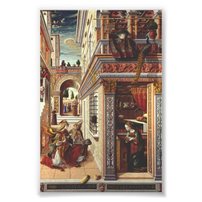 Impression Photo L'Annonciation Carlo Crivelli Art de la Renaissanc (Devant)