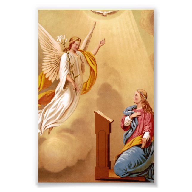 Impression Photo L'Annonciation de la Vierge Marie (Devant)