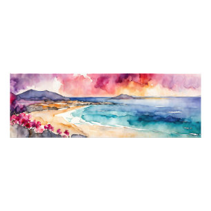 Impression Photo Large Mer Méditerranée violet Serenity