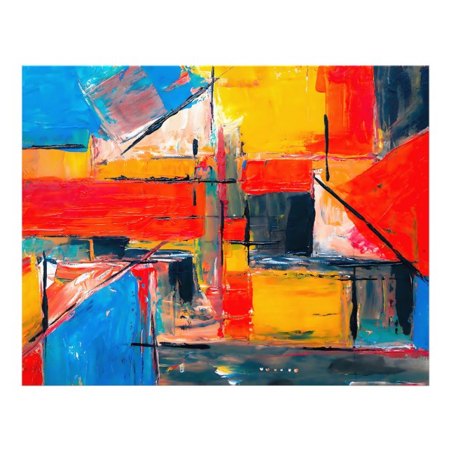 Impression Photo L'art Abstrait urbain (Devant)