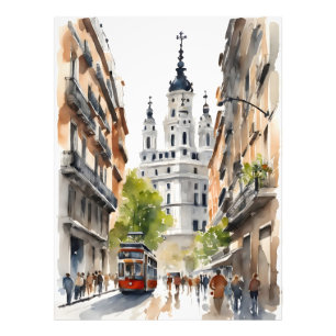 Impression Photo L'art de l'aquarelle à Madrid