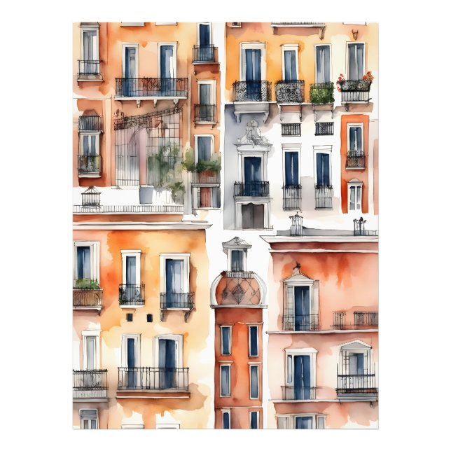 Impression Photo L'art de l'aquarelle à Madrid (Devant)