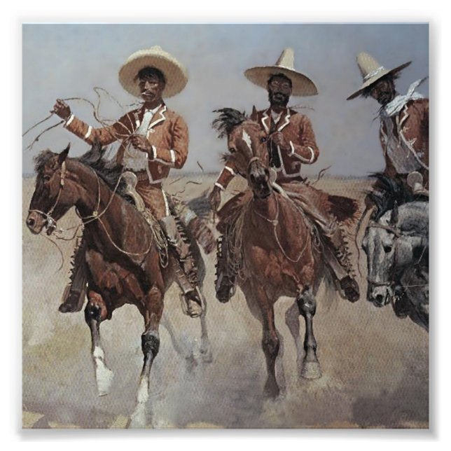 Impression Photo L'art occidental de Frederic Remington “Cavaliers  (Devant)