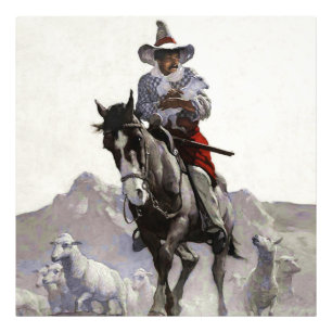 Impression Photo L'art occidental sauvé par NC Wyeth