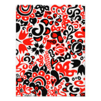 L'art populaire ukrainien motif floral abstact