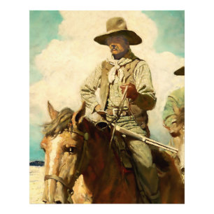 Impression Photo L'art western du maréchal sec par NC Wyeth