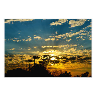 Impression Photo L'Aube S'Est Écrasée