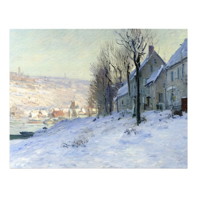 Impression Photo Lavacourt soleil et neige (Devant)