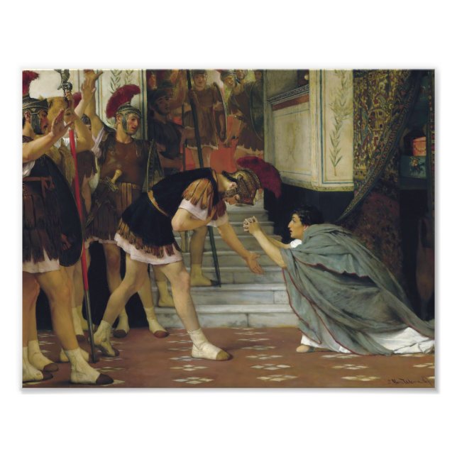 Impression Photo Lawrence Alma-Tadema - Proclamation de Claudius (Devant)