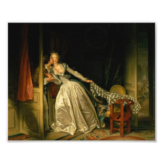 Impression Photo Le Baiser volé Fragonard (Devant)
