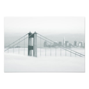 Impression Photo Le brouillard envahit la baie de San Francisco 2