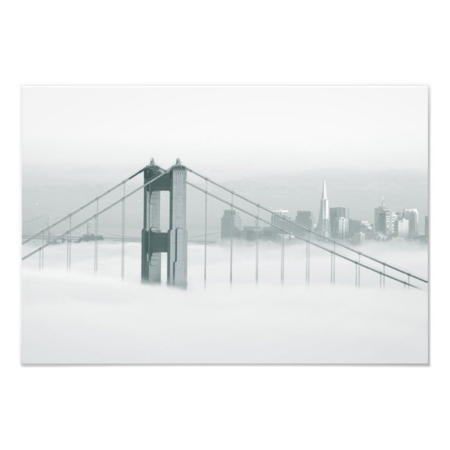 Impression Photo Le brouillard envahit la baie de San Francisco 2 (Devant)
