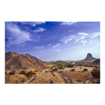 Le charme de la nature désertique sous un bleu