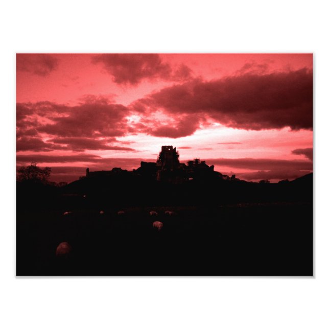 Impression Photo Le château de Corfe (Devant)