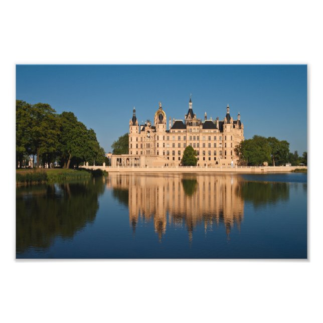 Impression Photo Le château de Schwerin (Devant)