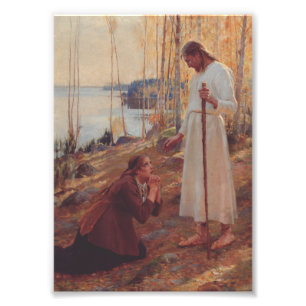 Impression Photo Le Christ et Marie-Madeleine par Albert Edelf