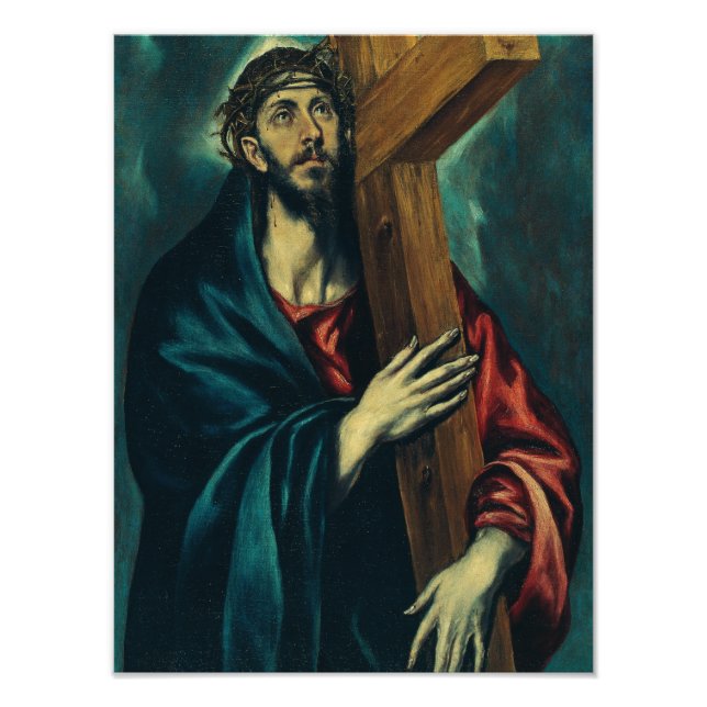 Impression Photo Le Christ portant la Croix par El Greco (Devant)