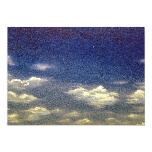 Impression Photo Le ciel bleu parfait (Devant)