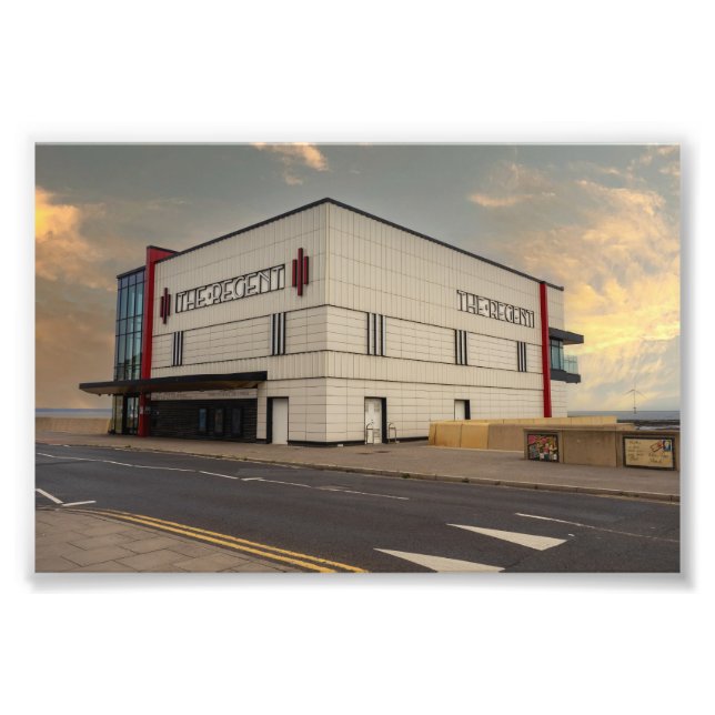 Impression Photo Le cinéma Regent, Redcar (Devant)