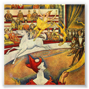 Impression Photo Le Cirque (le cirque) par Georges Seurat