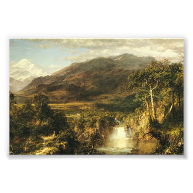 Impression Photo Le Cœur des Andes par Frederic Edwin Church (Devant)