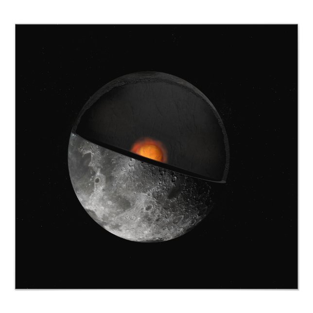 Impression Photo Le concept de l'artiste montrant un noyau interne  (Devant)